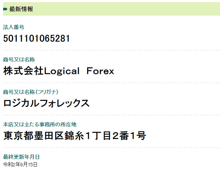 株式会社Logical Forexとは
